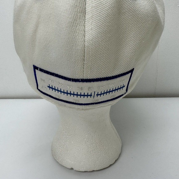 KBETHOS Hat Cap White Blue Cassette Tape Fitted Small Music Retro - Picture 6 of 13